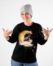 Moon Dachshund Fishing Gift Happy Christmas - For Dog Lovers Crewneck Sweatshirt apparel-crewneck-sweatshirt-lifestyle-front-35