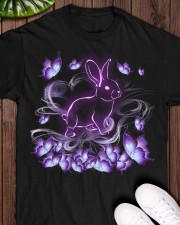 Rabbit magical purple rabbit lovers Classic T-Shirt apparel-classic-tshirt-lifestyle-front-160