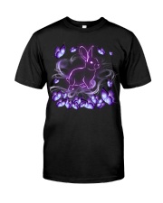 Rabbit magical purple rabbit lovers Classic T-Shirt front