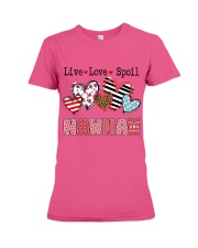 Nawnaw live love spoil gift for you Premium Fit Ladies Tee tile