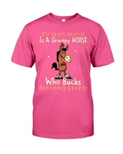Horse annoying people horse lovers Classic T-Shirt tile