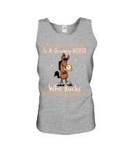 Horse annoying people horse lovers Unisex Tank tile