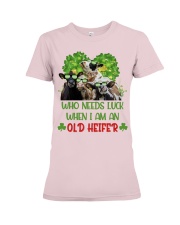 Cow needs luck gift for cow lover Premium Fit Ladies Tee tile