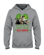 Cow needs luck gift for cow lover Hooded Sweatshirt tile