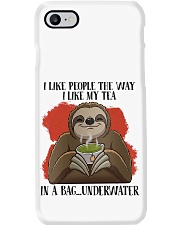 Sloth like my tea sloth lovers Phone Case tile