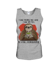 Sloth like my tea sloth lovers Unisex Tank tile