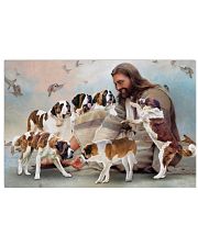 God surrounded by ST Bernard angels Gift for you Horizontal Poster tile