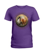 Chicken no matter chicken lover Ladies T-Shirt tile