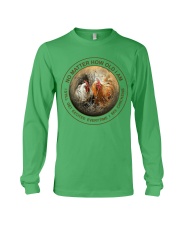 Chicken no matter chicken lover Long Sleeve Tee tile