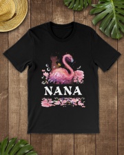 Flamingo love pink flowers personalized shirt Classic T-Shirt lifestyle-mens-crewneck-front-18