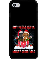 Lp 21 Dachshund gift from santa sweater Phone Case tile