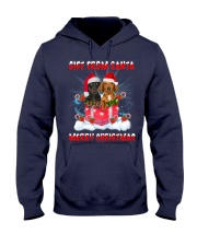 Lp 21 Dachshund gift from santa sweater Hooded Sweatshirt tile