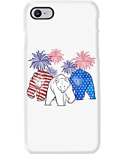 Grizzly bear flag colors Phone Case tile