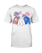 Grizzly bear flag colors Premium Fit Mens Tee tile