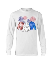 Grizzly bear flag colors Long Sleeve Tee tile