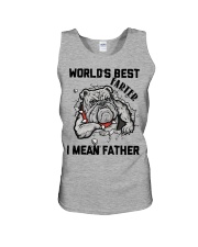 Bulldog worlds best farter gift for you Unisex Tank tile
