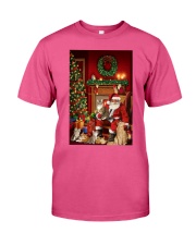Cat Santa Warm and Cozy House Gift For Christmas Premium Fit Mens Tee tile