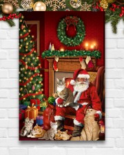 Cat Santa Warm and Cozy House Gift For Christmas 24x36 Poster aos-poster-portrait-24x36-lifestyle-21