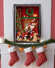 Cat Santa Warm and Cozy House Gift For Christmas 24x36 Poster lifestyle-holiday-poster-4