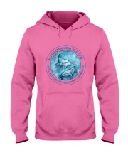 Whales No Matter gift for whale lover Hooded Sweatshirt tile