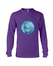 Whales No Matter gift for whale lover Long Sleeve Tee tile