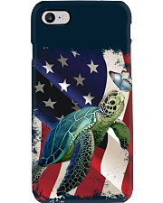 Turtle butterfly on nose turtle lovers Phone Case tile