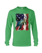 Turtle butterfly on nose turtle lovers Long Sleeve Tee tile