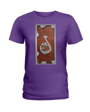 Fishing cool and cute Ladies T-Shirt tile