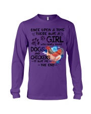 Chicken and dog it was me the chicken lovers Long Sleeve Tee tile