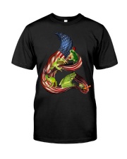 Frog cool and freedom frog lovers Classic T-Shirt front
