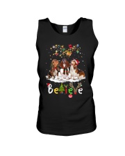 Basset Hound believe gift for dog lovers Unisex Tank tile