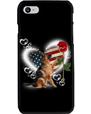 German shepherd roses dog moms Phone Case tile