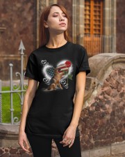 German shepherd roses dog moms Classic T-Shirt apparel-classic-tshirt-lifestyle-06