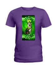 Boston Green Diamond Patrick's Day Gift for you Ladies T-Shirt tile