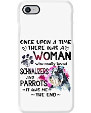 Schnauzer and Parrot it was me the end cus Phone Case tile