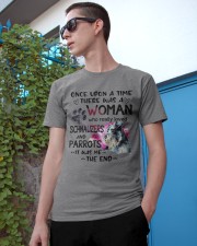 Schnauzer and Parrot it was me the end cus Classic T-Shirt apparel-classic-tshirt-lifestyle-17