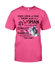 Schnauzer and Parrot it was me the end cus Classic T-Shirt tile
