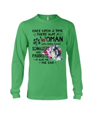 Schnauzer and Parrot it was me the end cus Long Sleeve Tee tile