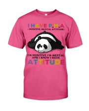 Panda i have attitude panda lovers Premium Fit Mens Tee tile