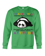 Panda i have attitude panda lovers Crewneck Sweatshirt tile