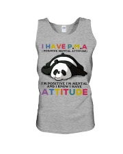 Panda i have attitude panda lovers Unisex Tank tile