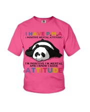 Panda i have attitude panda lovers Youth T-Shirt tile