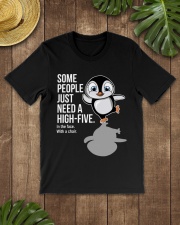 Penguin high-five penguin lovers Classic T-Shirt lifestyle-mens-crewneck-front-18