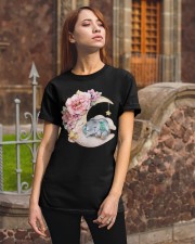 Elephant flower and moon elephant lovers Classic T-Shirt apparel-classic-tshirt-lifestyle-06