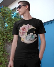 Elephant flower and moon elephant lovers Classic T-Shirt apparel-classic-tshirt-lifestyle-17