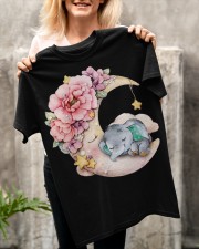 Elephant flower and moon elephant lovers Classic T-Shirt apparel-classic-tshirt-lifestyle-front-117