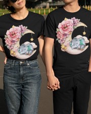Elephant flower and moon elephant lovers Classic T-Shirt apparel-classic-tshirt-lifestyle-front-146