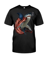 Shark cool and freedom shark lovers Classic T-Shirt front