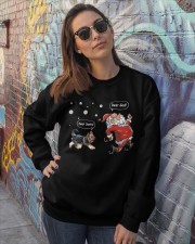 Yorkshire terrier dear santa funny Crewneck Sweatshirt lifestyle-unisex-sweatshirt-front-3