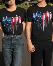 Penguin freedom colors penguin lovers Classic T-Shirt apparel-classic-tshirt-lifestyle-front-146